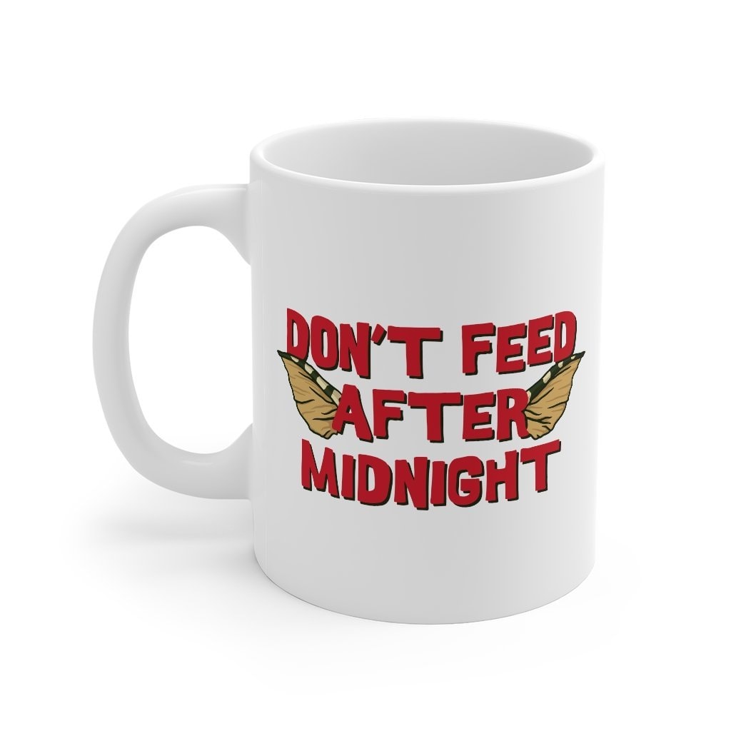 Don't Feed After Midnight Coffee Mug - Gremlins Inspired Ceramic Mug