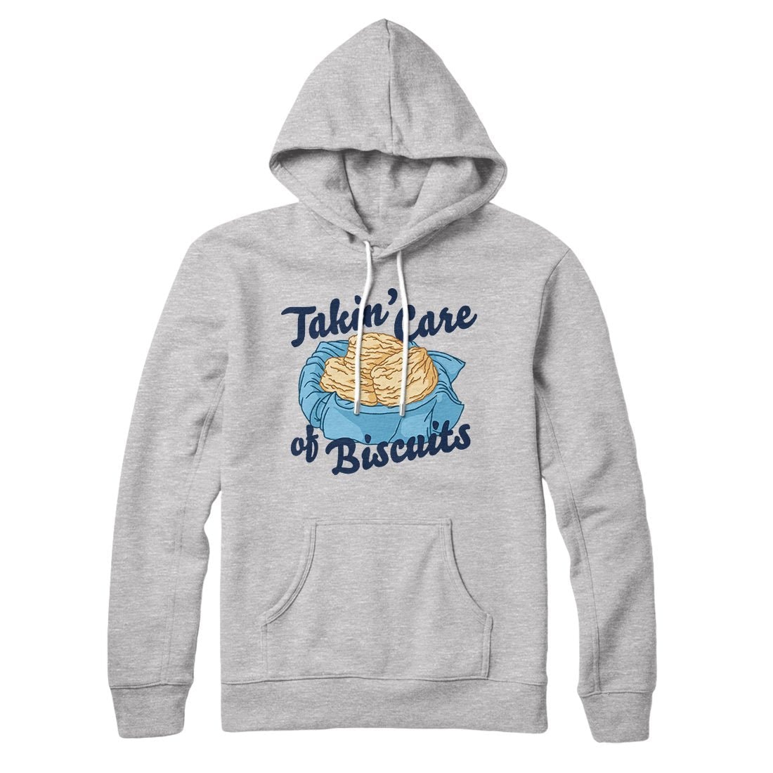 Taking Care of Biscuits Unisex Hoodie - Cotton Polyester Pullover with Kangaroo Pocket