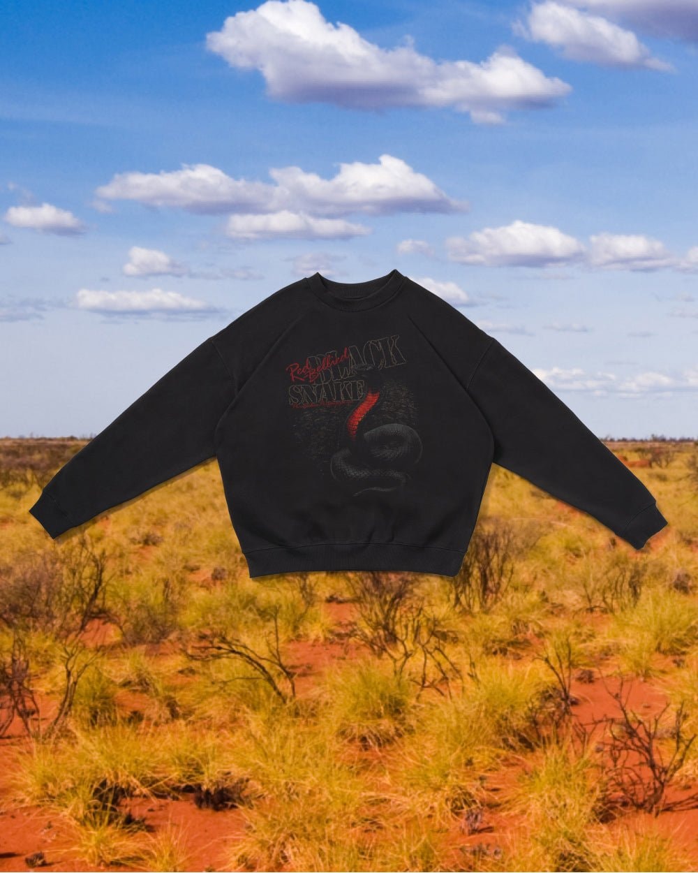 Red Bellied Black Snake Sweatshirt - Threadheads Unisex Graphic Sweatshirt