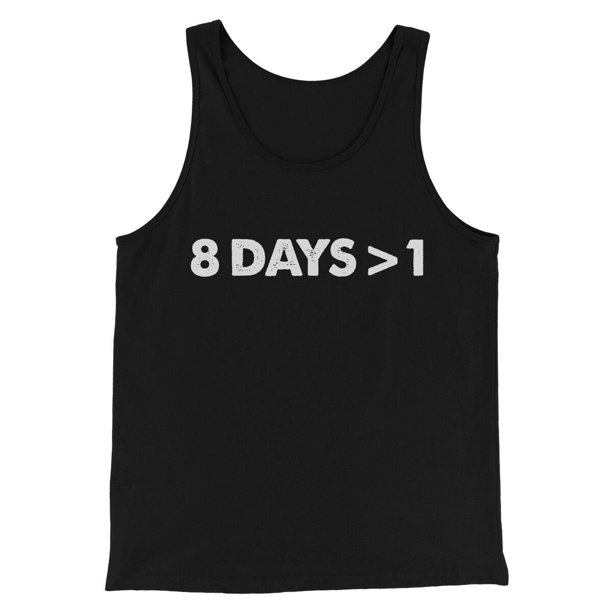 8 Days > 1 Funny Hanukkah Men Unisex Tank Top Combed Cotton
