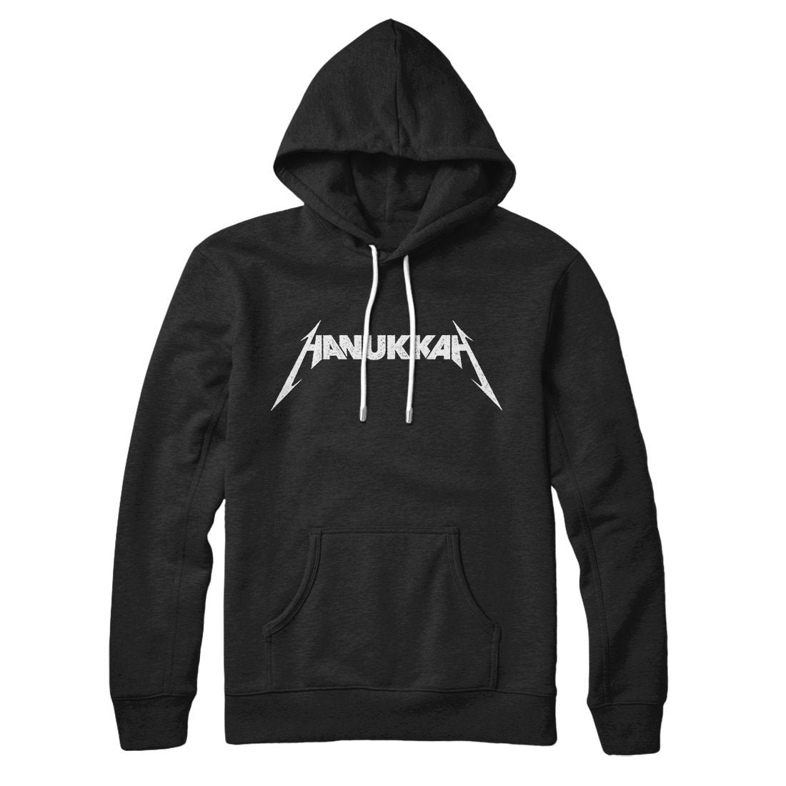 Unisex Hanukkah Pullover Hoodie - Cotton Polyester Kangaroo Pocket